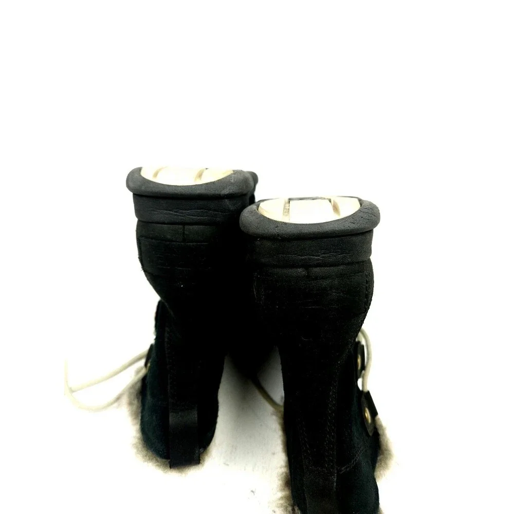 Sorel Women’s Boots, Insulated, Waterproof, Size 5, Explorer Joan Black Winter